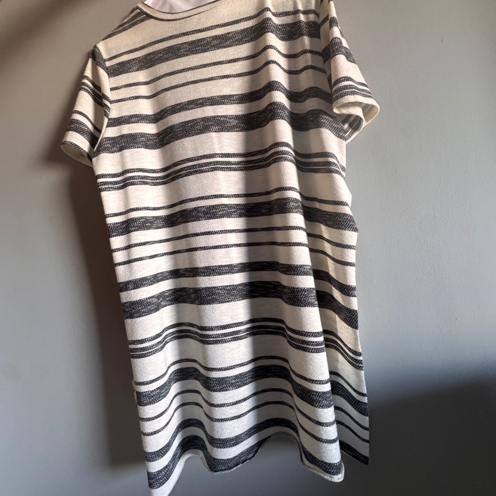 PPLA (L) Jordan Short Sleeve Tee Navy + White Striie - Picture 3 of 5